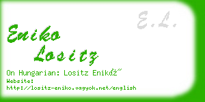 eniko lositz business card